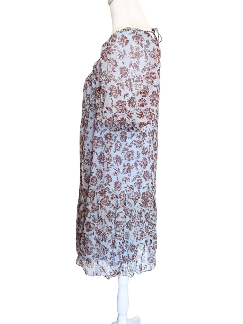 Madewell Puff-Sleeve Mini Dress in Floral - Picture 8 of 13